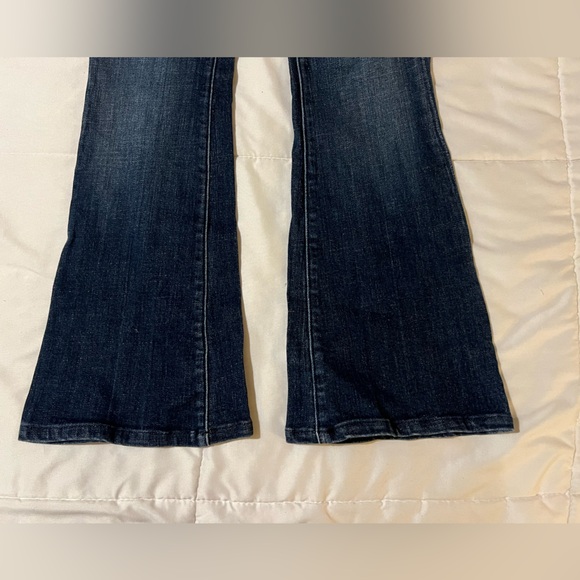 Mother women’s jeans size 24 blue flare wide leg the cruiser partners undercover - Picture 6 of 16